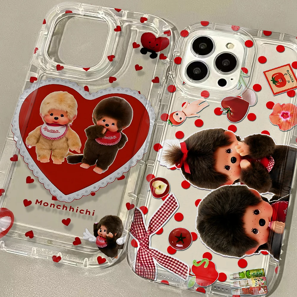 New Cute Monchhichis Phone Case for Samsung Galaxy A56 A36 A26 A55 A35 A05S A15 A54 A34 A24 A14 A05 A04 A13 A73 4G 5G Back Cover