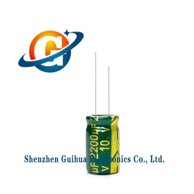 20 pieces of 10V 2200μF high-frequency low-resistance long-life electrolytic capacitors (2200μF, 10V, dimensions: 10x17mm)