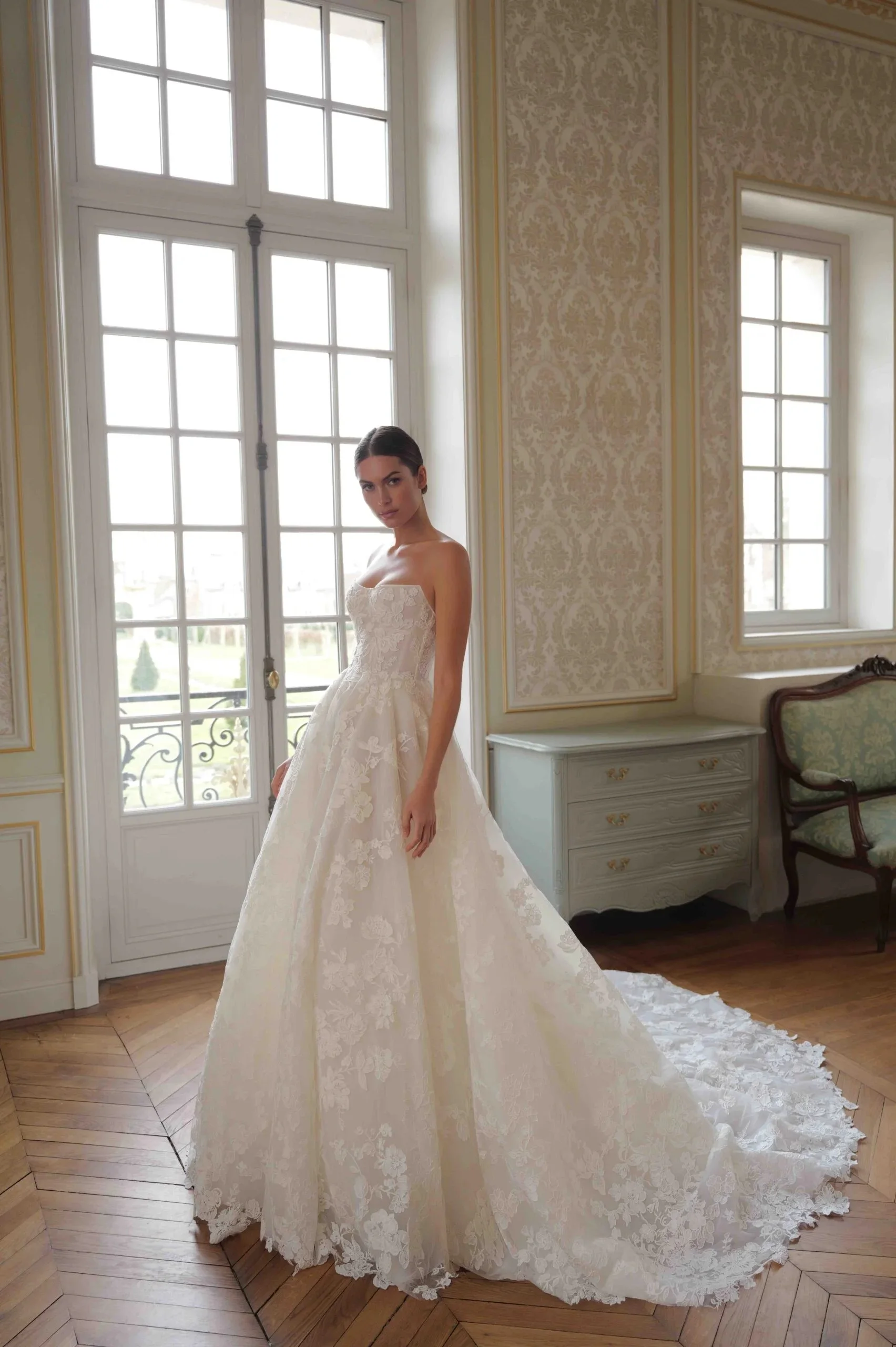 

Кружевное свадебное платье Vestidos De Novia Princesa Elegantes White Alta Costura Платья для невесты Noiva Casamento Vestido Boda 2025
