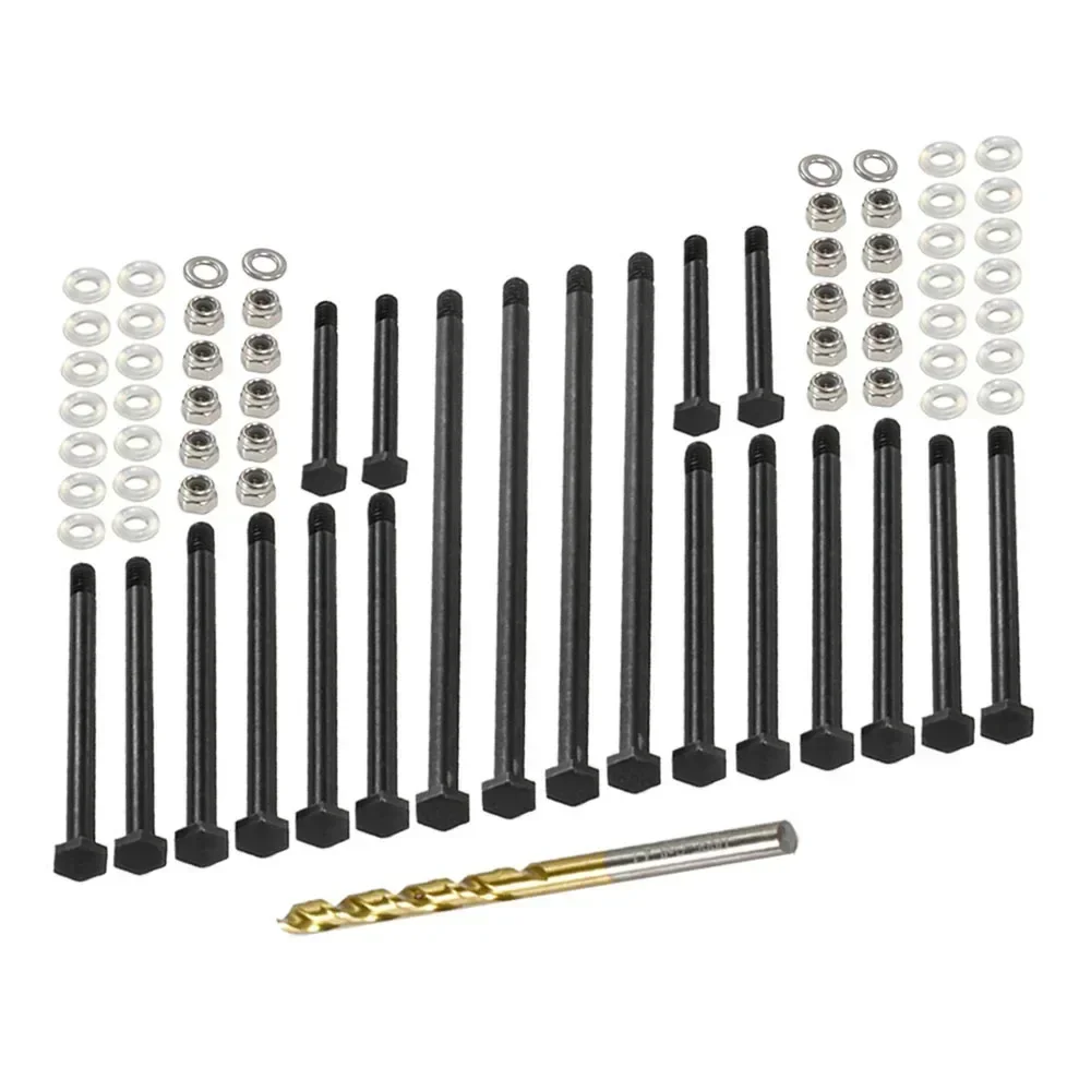 ل TRXS 1/5 كبير X6S/8S XRT المعادن تصلب الأمامي والخلفي تعليق A-الذراع دبوس دبوس دائم