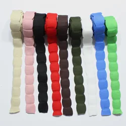 10 yards/batch of 2cm wide wavy webbing for handmade production, used for packaging party DIY clothing, sewing fabrics, Christma