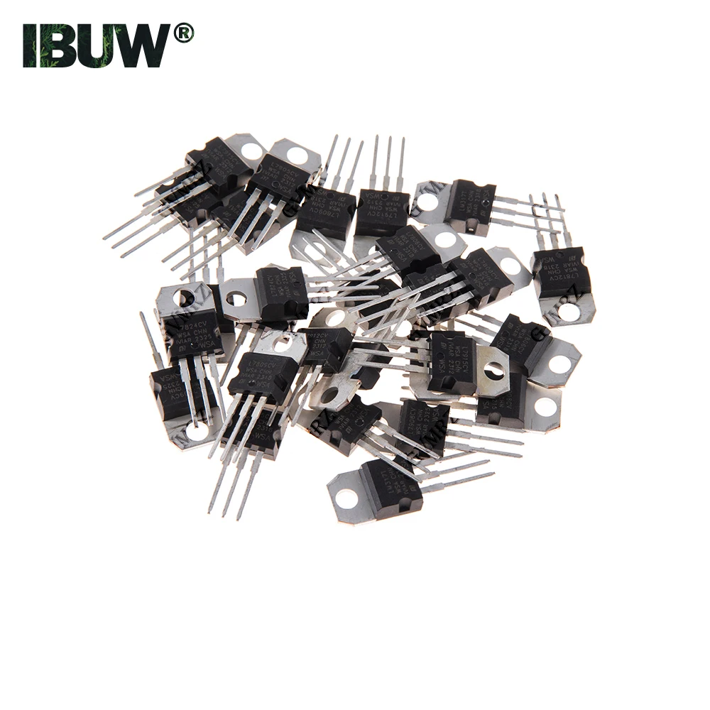 28 قطعة 14 قيمة TO-220 مجموعة الترانزستور (L7805/L7812/LM317 إلخ) منظم الجهد لمشروع إمداد الطاقة الصناعية DIY