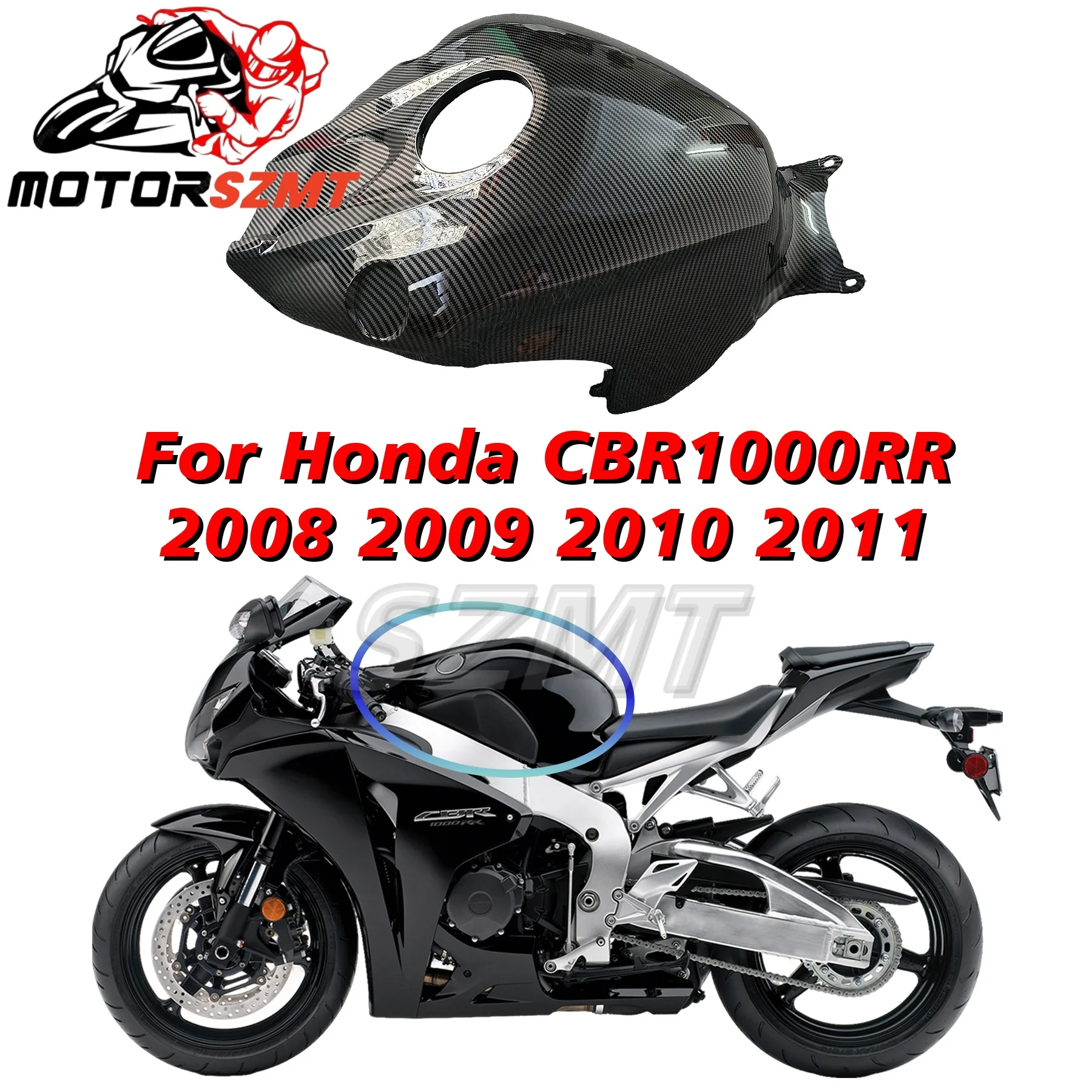 

Fit For HONDA CBR1100RR 2008-2011 Motorcycle Gas Tank Cover Case Fuel Pad Protector Guard