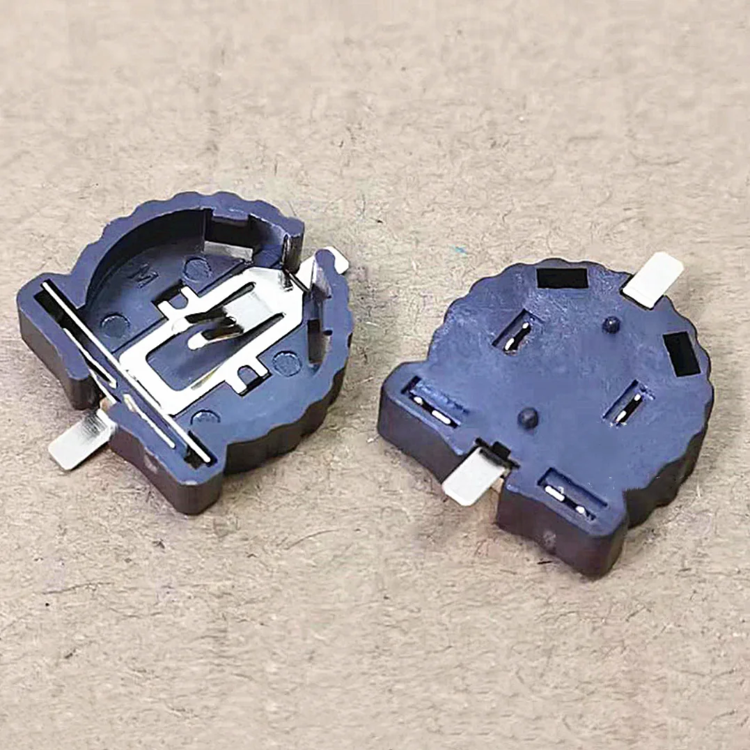 10 قطعة/الوحدة CR1220 SMD حامل البطارية 3 فولت BS-1220-2 / CR1220 مقاومة SMD صندوق البطارية