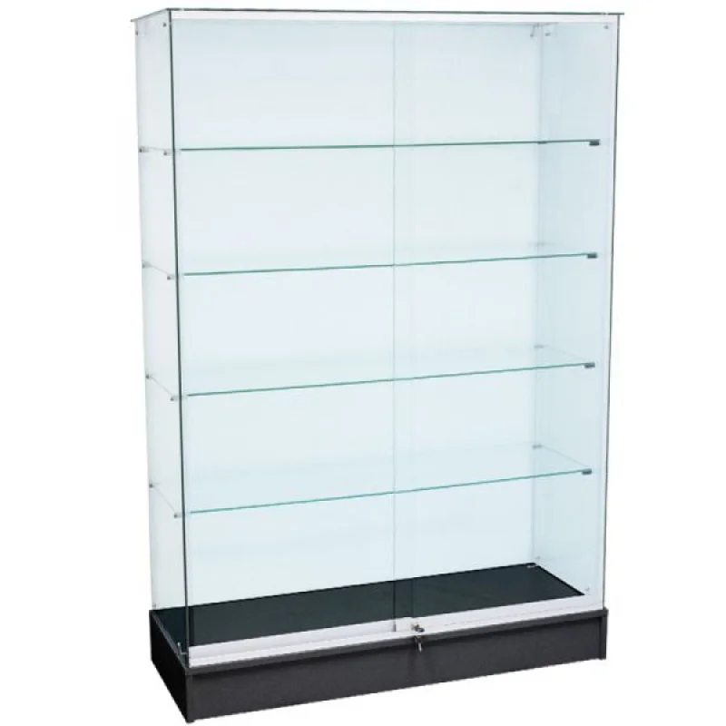 Keway vitrina de vidrio personalizada, vitrina completa