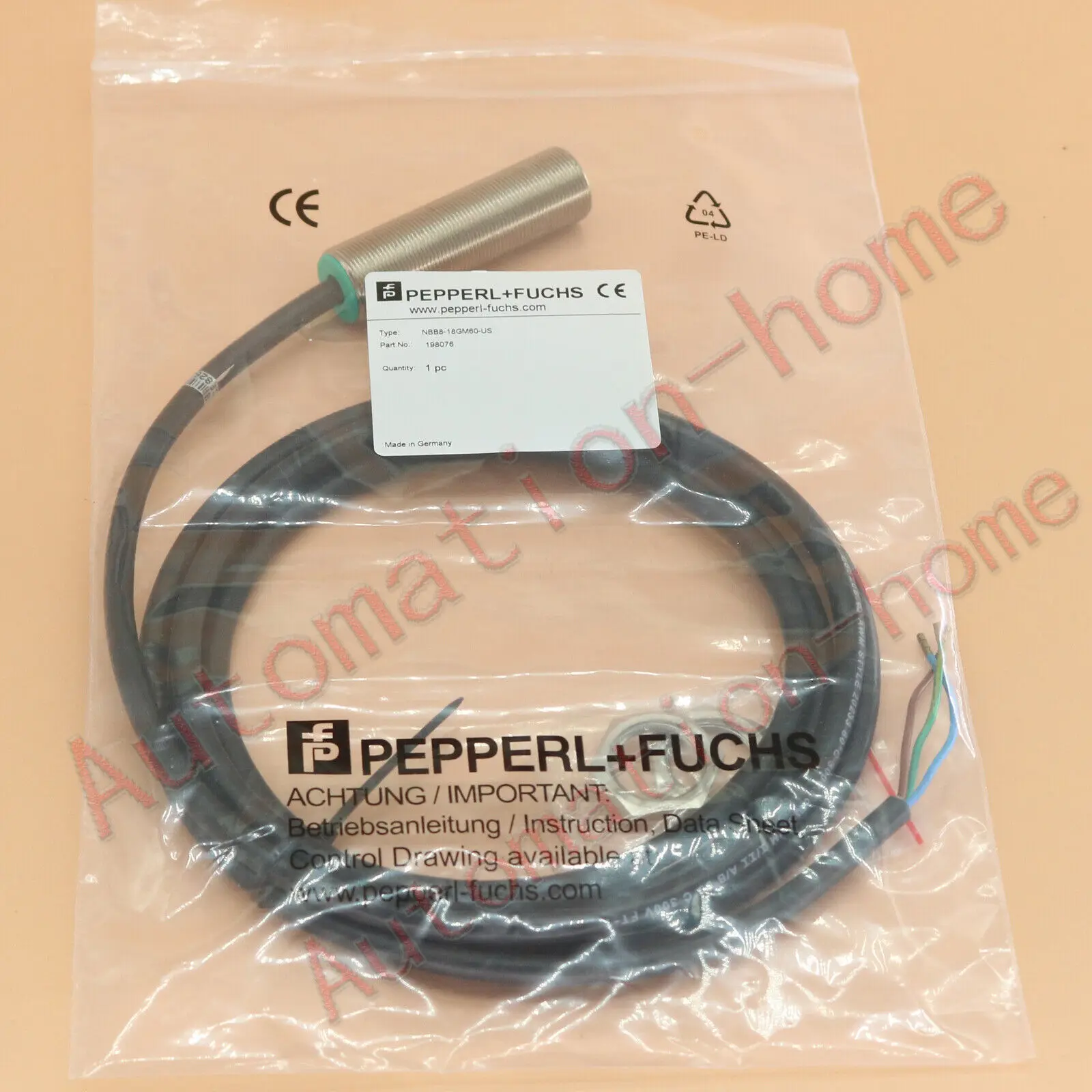 1PCS NEW PEPPERL+FUCHS NBB8-18GM60-US sensor free shipping#QW