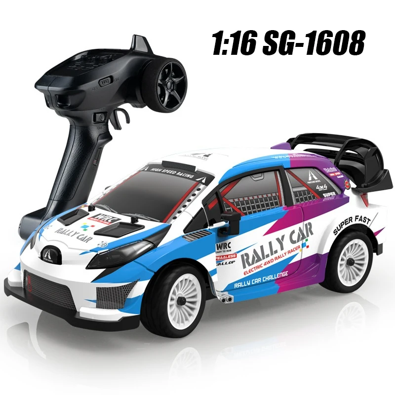 Pinecone Forest RC 1:16 SG-1608 RC Drift Pull Yaris Flat Run Remote Control Car 4WD Remote Control Model Car Charging