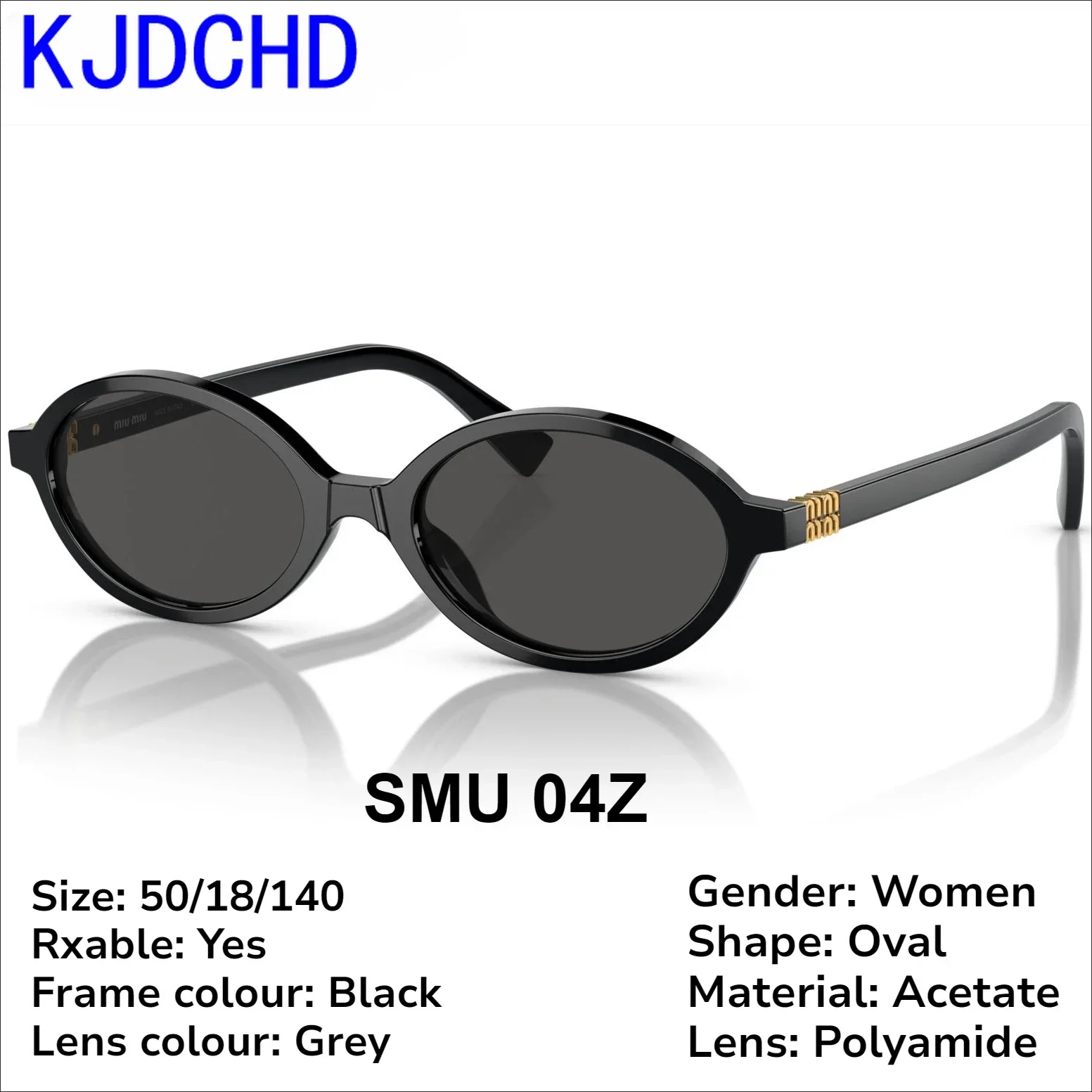 Fashion Ladies MIU Model Small Oval Sunglasses Glasses Women Simple Fashion Design Summer Hot Sale Acetate Eyeglasses Frames