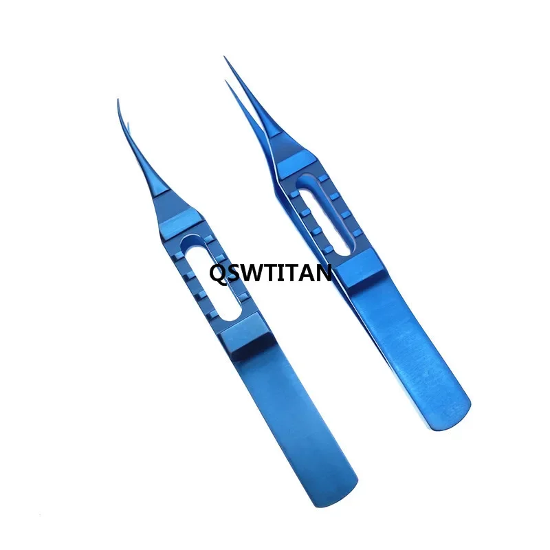 Pinça de amarração ocular Mcpherson 85 mm: com pinça de amarração de 6 mm (uso oftálmico/dental)