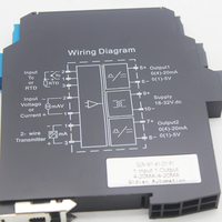 Ultra-thin DC 4-20mA to 4-20mA Signal Isolator Transmitter Current Voltage Signal Converter Multi-input Multi-output 0-5V 0-10V