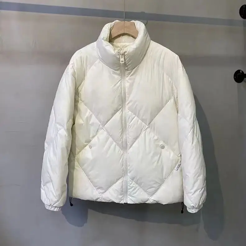 

Модная утепленная мужская зимняя куртка с воротником-стойкой, на хлопковом наполнителе, с флисовой подкладкой, свободного кроя, повседневная, трендовая верхняя одежда