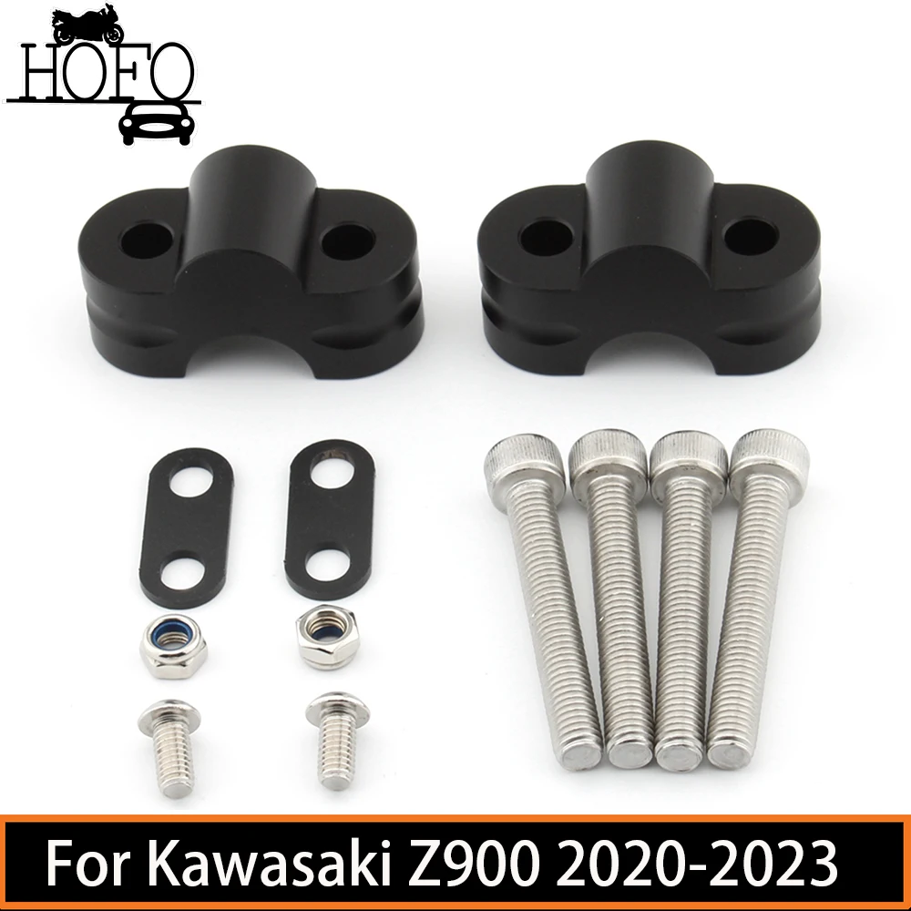 

For Kawasaki Z900 2020-2023 Motorcycle Handlebar Riser Handle Bar Clamp Extend Adapter Mount Clamp Aluminum