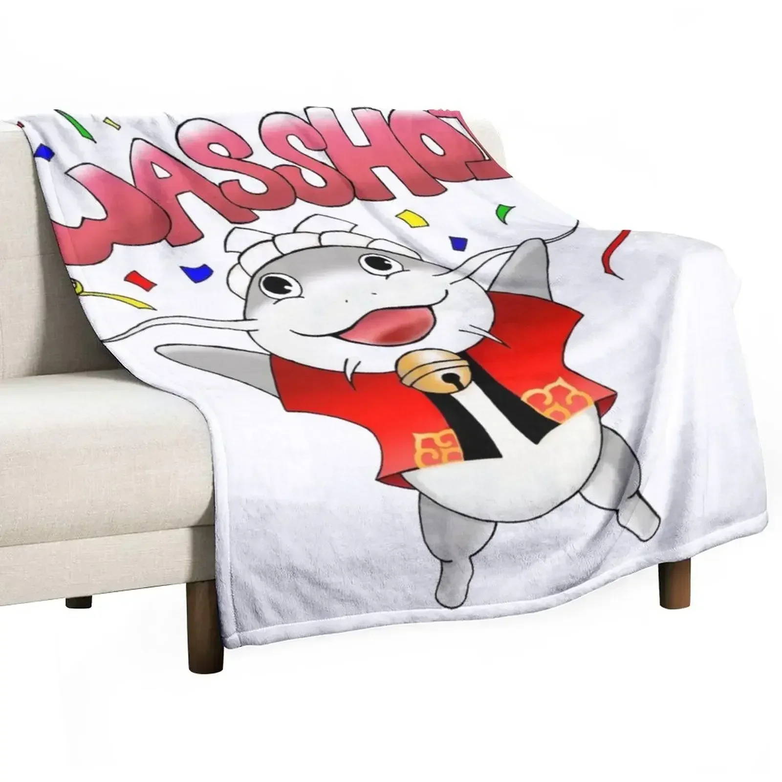 

Ready The Confetti Namazu Throw Blanket Flannel manga Blankets