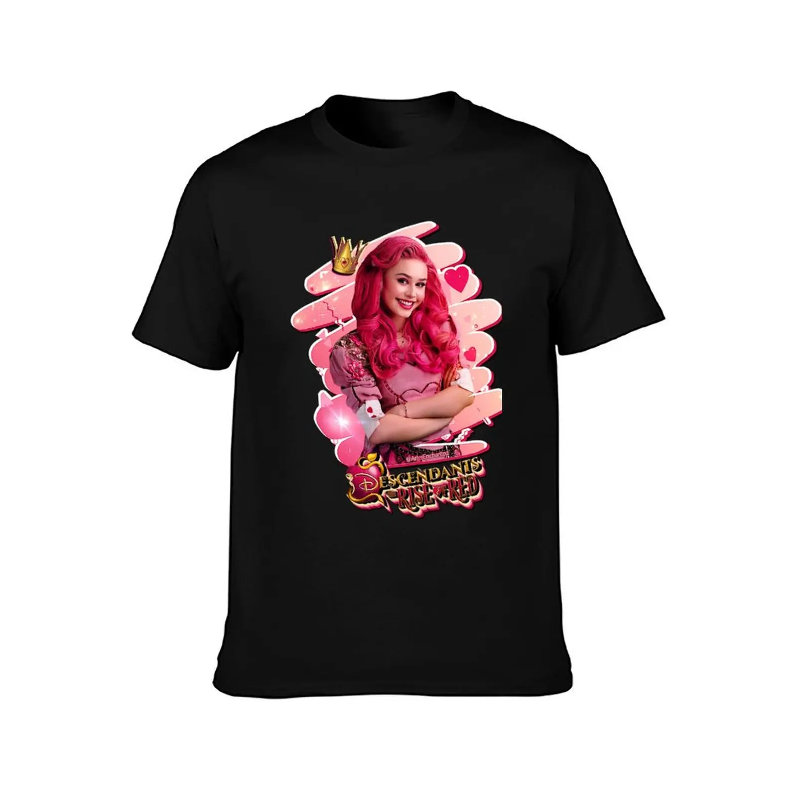 Descendands 4 The Rise of Red - Ruby Rose Turner as Bridget Queen of Hearts T-Shirt Summer Casual Cotton Tee Unisex Men Women