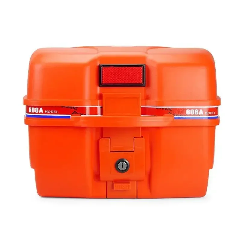 28L Durable Motorcycle Tailbox 992 Electric Car Trunk Medium Universal Toolbox Pedal Storage Box CD50 Q02