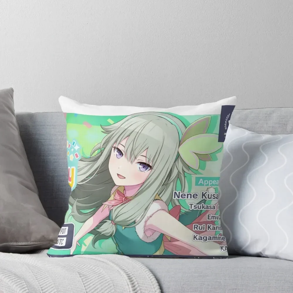 

Nene Kusanagi Birthday Throw Pillow pillow cover christmas Pillowcases Bed Cushions Cushions Cover pillow