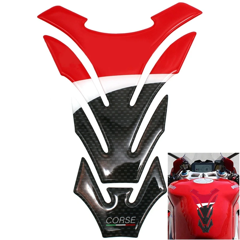 Motorcycle 3M Adhesive Fuel Gas Tank Cover Pad Sticker Decal For Ducati Superbike 1199 899 Panigale 959 V4