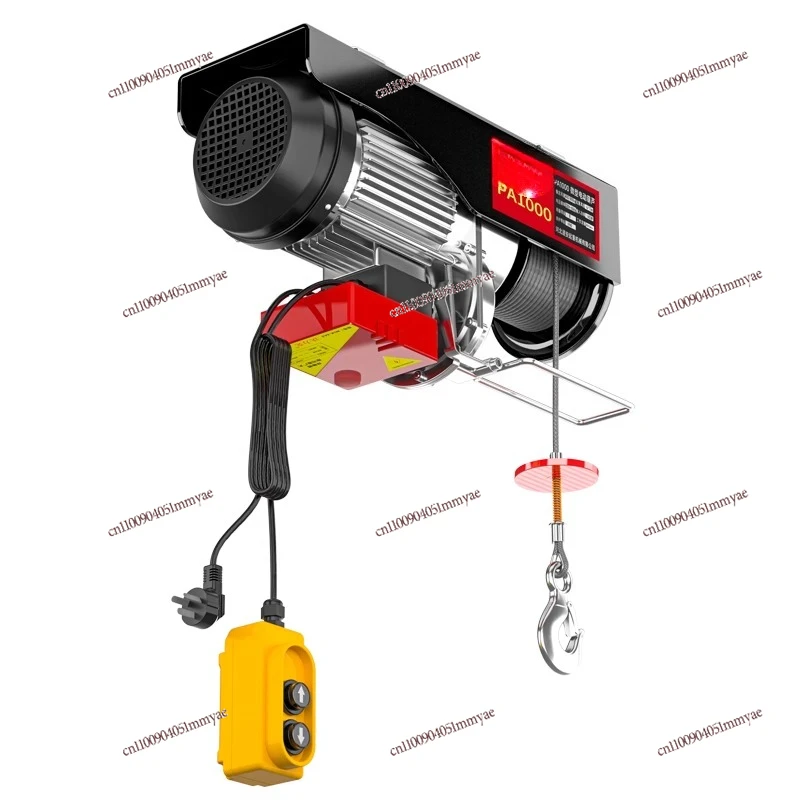 Miniature electric hoist wireless remote control crane small elevator