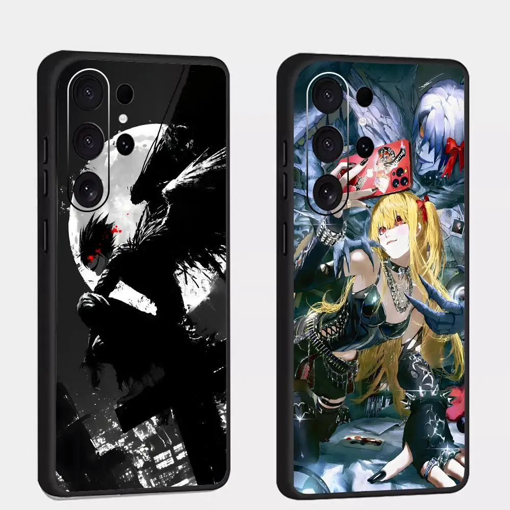 Anime Death Note Japanese Phone Case Soft Black For Samsung S26 S25 S24 S23 S22 S21 S20 Plus Ultra Note20