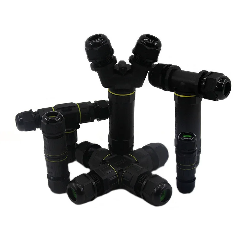 IP68 Waterproof Quick Wire Connector I T Y Type 2 3 4 Pin Solderless LED Lamp Electric Wiring Outdoor Rainproof Terminal Blocks
