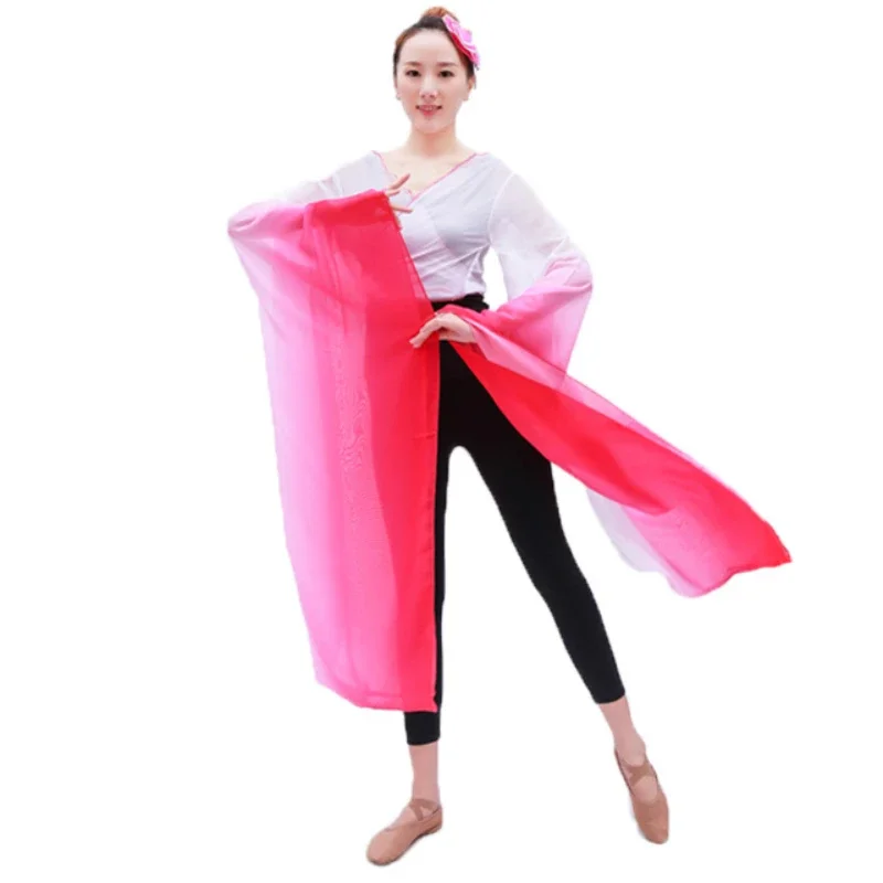 Tang Dynasty Yangko Dance Tops Classical National Costumes Wide Sleeve Hanfu Tops  Elegant Folk Dance Performance Costumes