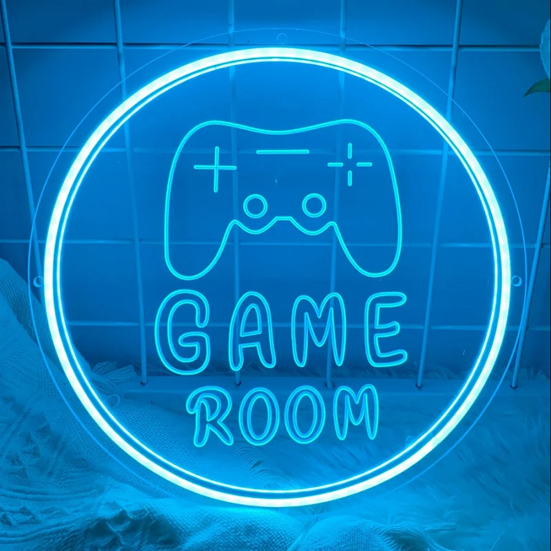 

Game Room Led Neon Sign Dimmable Gamer Neon Sign for Teens Game Sign Gaming Wall decor Gifts for Boys Kids