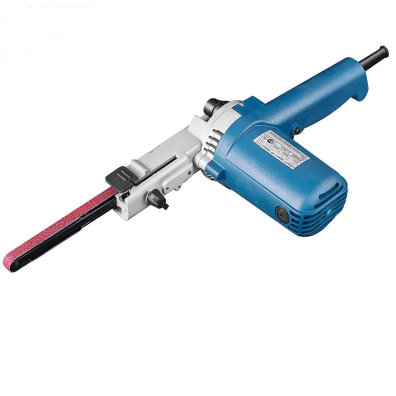 DIY Belt Sander 30*533 220V Electric Sanding Polishing Grinding Machine 500W Power Tools with 3.3-16.6m/min Speed Range