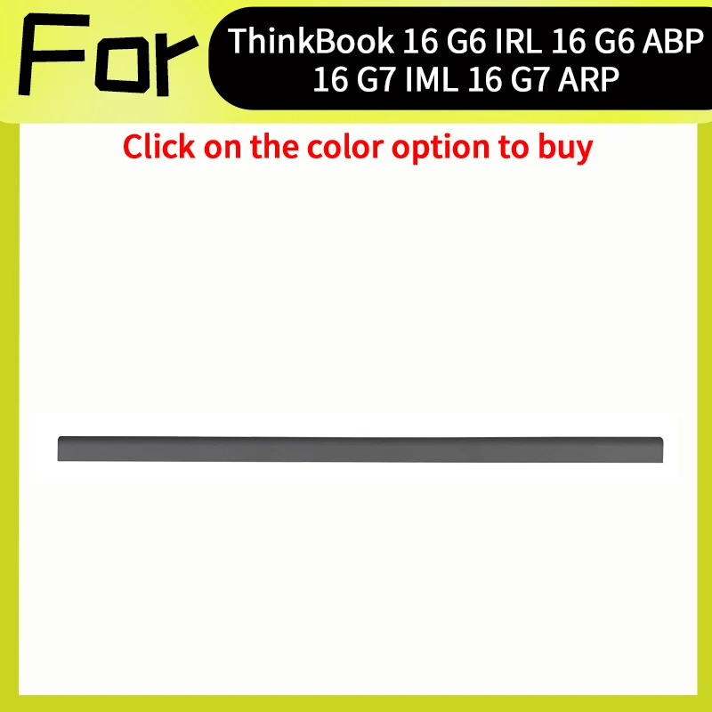 Cinza novo 5cb1m48391 para thinkbook 16 g6 irl 16 g6 abp 16 g7 iml 16 g7 arp lcd dobradiça capa tampa guarnição moldura