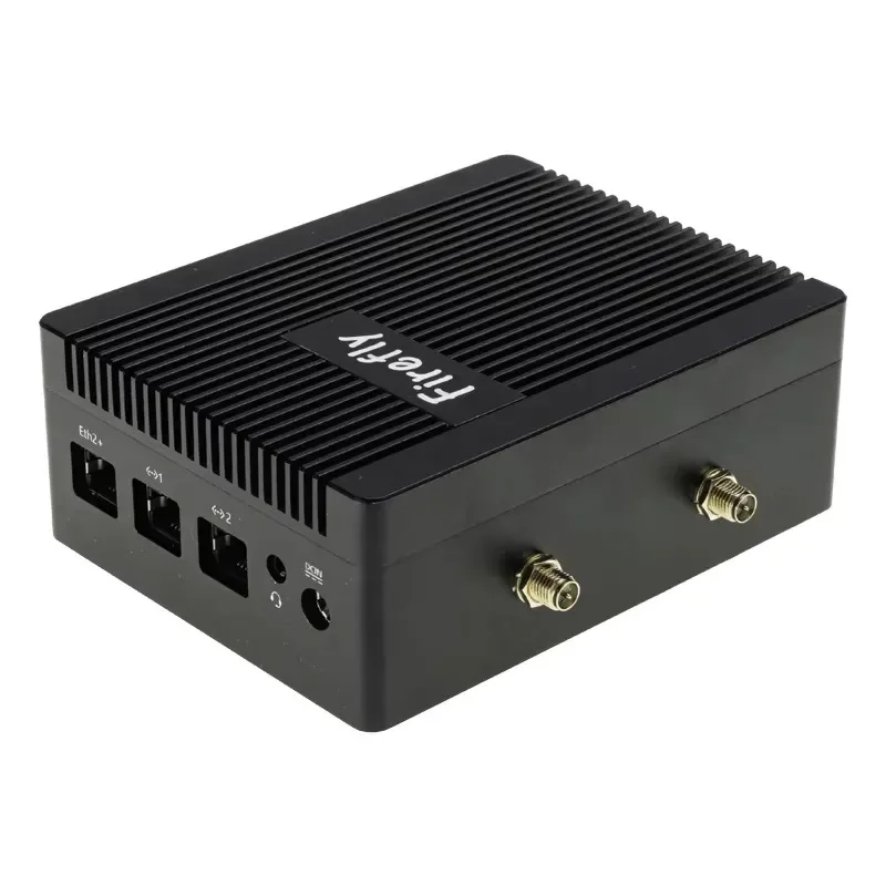 OpenWRT Linux 3LAN 2.5G Ethernet RK3588 Octa Core 8K HD Decoding Industrial Edge Computing Gateway Intelligent Soft Router