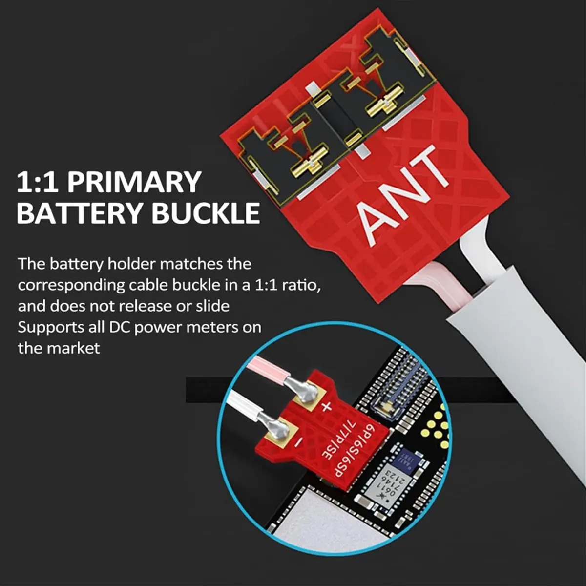 (A23G) DC Power Cable for Mobile Phone, Power Boot Control Cable Phone Motherboard Activation Boot Cable, 9 Boot Terminal