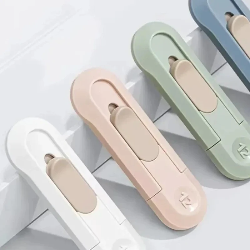 1 قطعة صندوق قطع الورق الصغير فتاحة المحمولة الصغيرة ورقة قطع سكين خلفية سكين القرطاسية فتح علبة