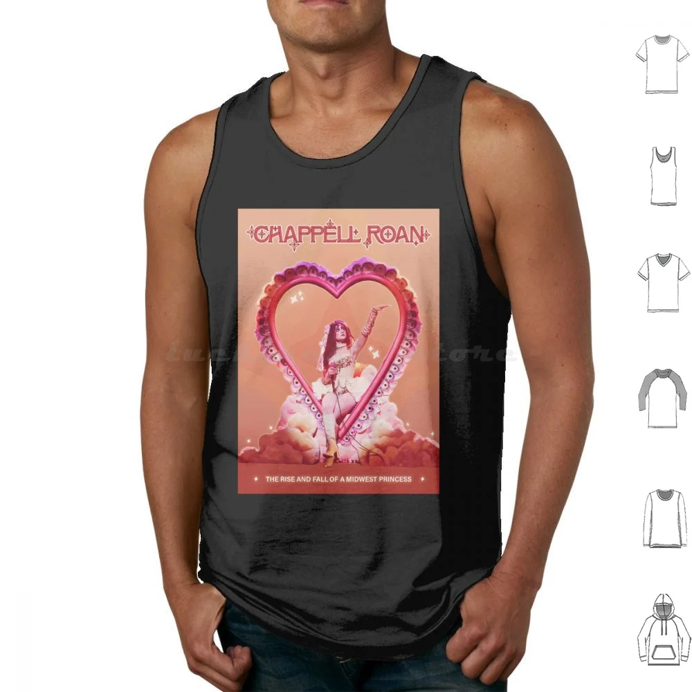 Chappell Roan Princess Tank Tops Print Cotton Chappell Roan Good Luck Babe Pink Club Hot To Go Midwest Princess Casual