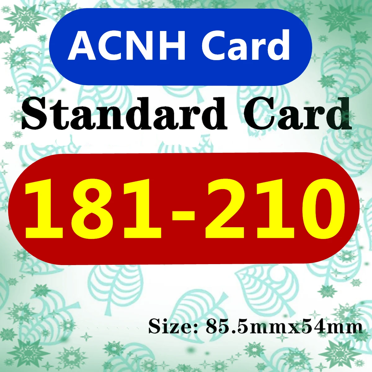 (181 to 210) ACNH 3.0 Card NTAG215 NFC Printing Card Series 2&3 Standard Card Work for NS Games Kid Cat Villager Ankha