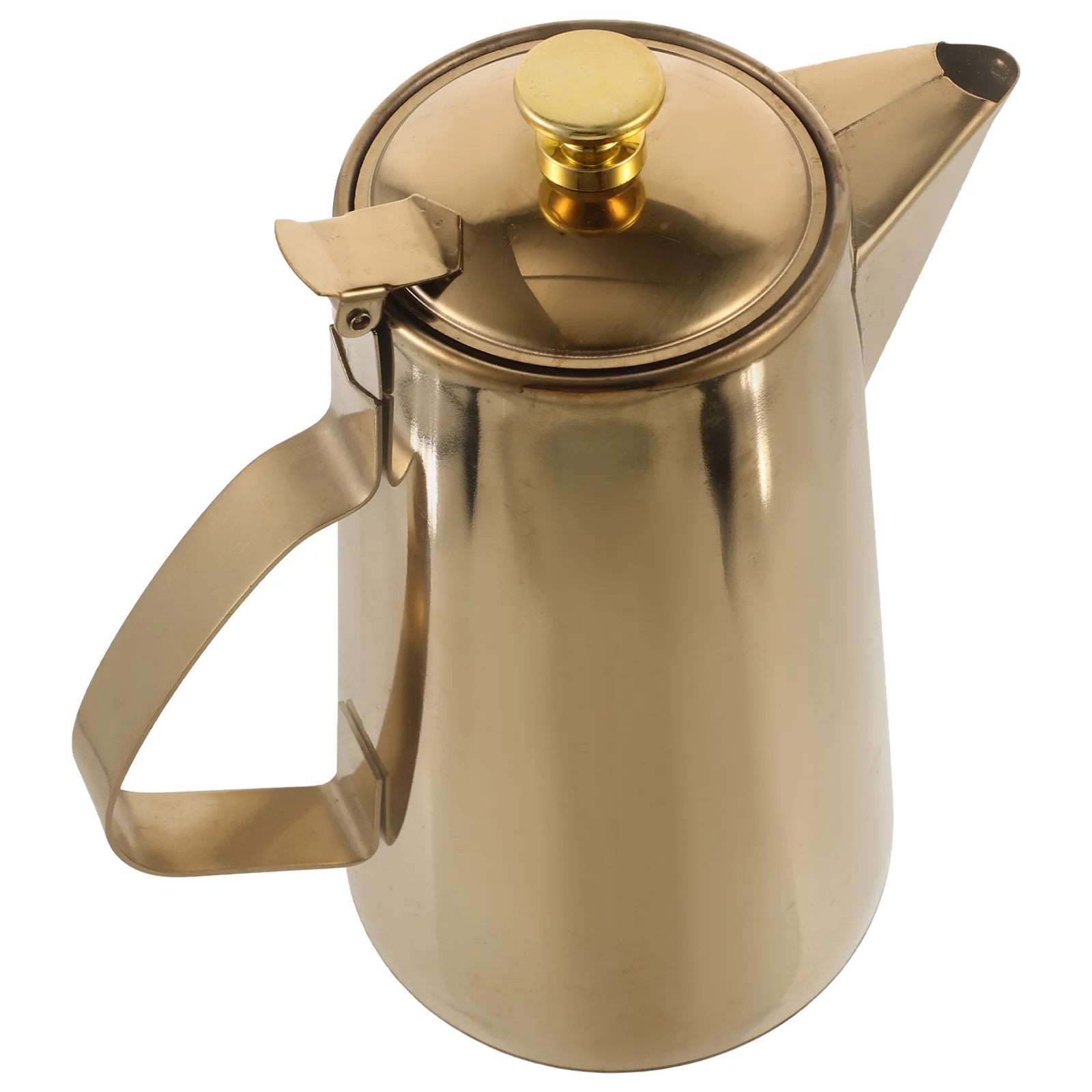 

Cold Water Pitcher Stainless Steel Kitchen Water Kettle For Tea Oil Portable Coffee Jug Household Daily Use Handle Tea Pot