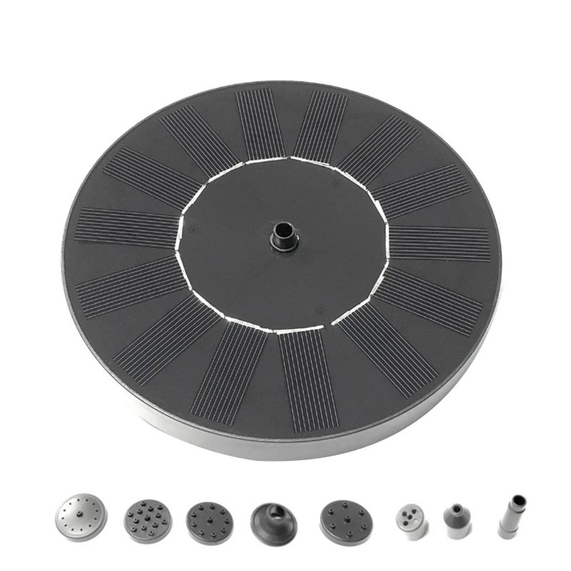 

T02C!-160Mm Mini Solar Water Fountain Pool Pond Waterfall Garden Decoration Outdoor Bird Bath Solar Powered Fountain Floating