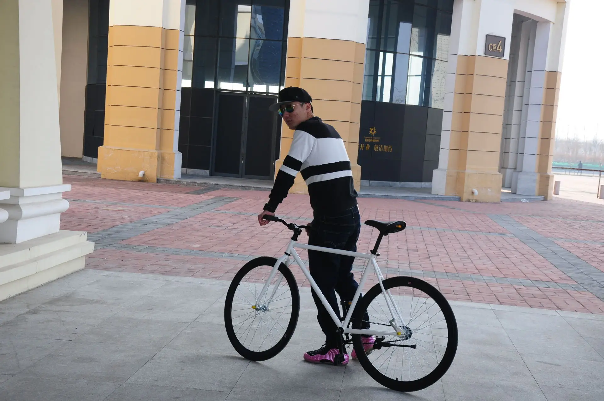 40 knife bicycle upside down riding upside down brake male and female student bicycle color