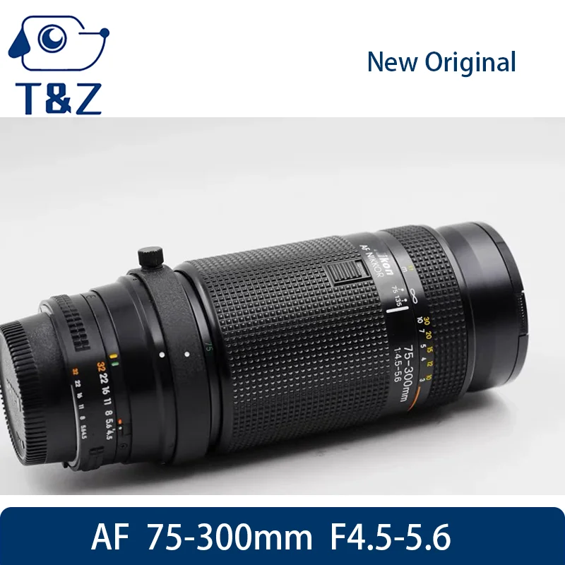 98% New Original AF 75-300mm F4.5-5.6 Lens For Nikon D7000 D90 F-mount DSLR Camera Lenss 75 300mm 4.5-5.6 Telephoto Zoom Lens