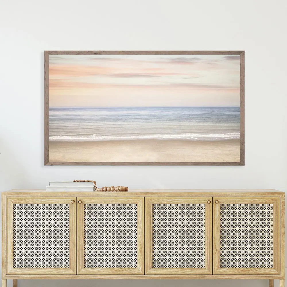 Perfect Pastel Beach Sunset Canvas Paintings Modern Nordic Sea Posters And Prints Wall Art Pictures For Living Room Home Decor