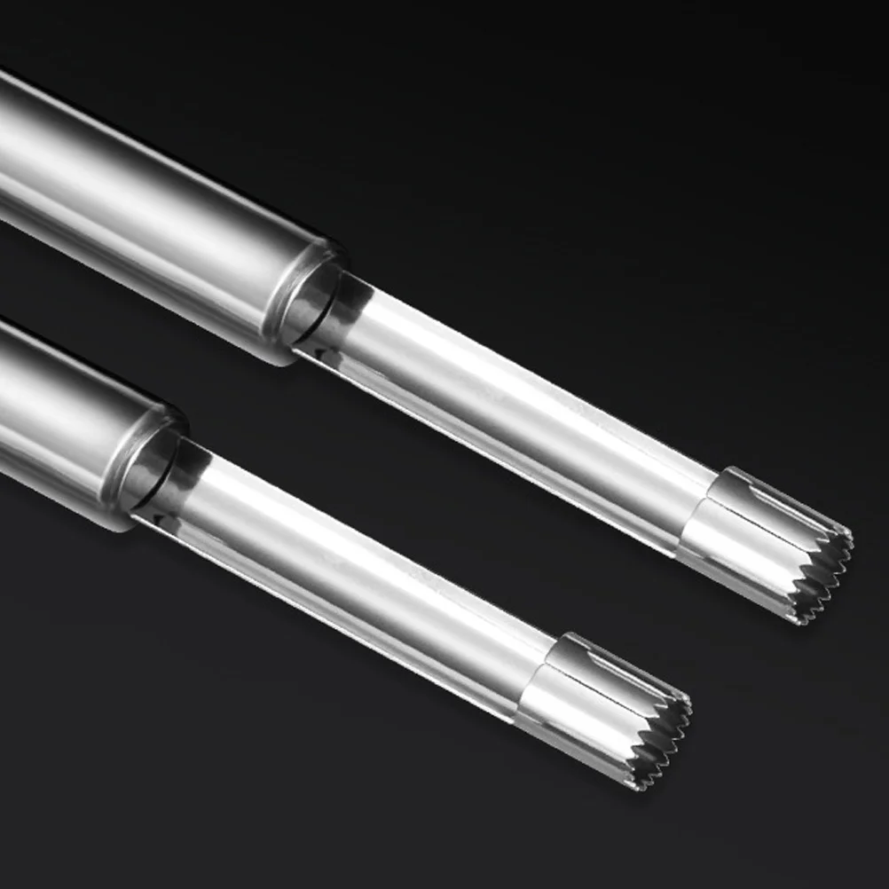 

4 pcs Stainless Steel Fruit Corer 2Cm 1.4Cm 1Cm 0.8Cm Round Handle Kitchen Gadget For Apples Pears Tomatoes Core Remover Tool