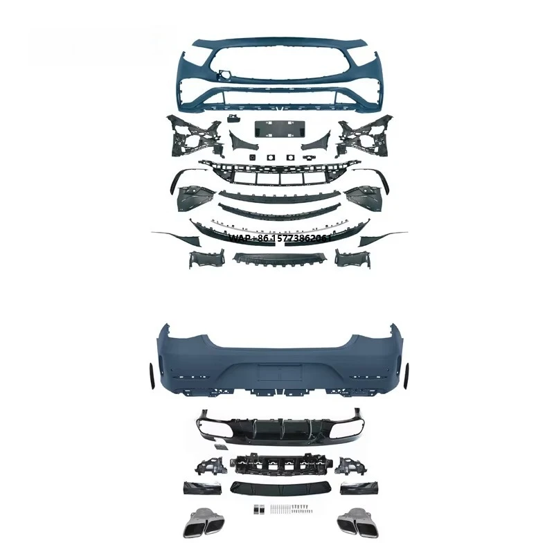 

Body Kit Car Parts Car Bumpers Suitable for CLSW257 Upgraded with High-end Front and Rear Bumper Assembly