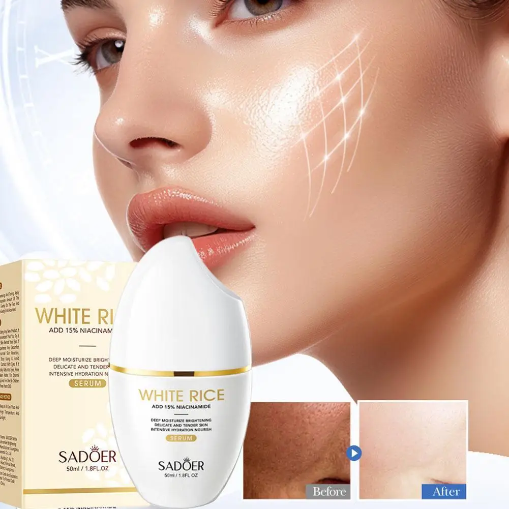 

50ml Niacinamide Facial Serum: fades acne marks, hydrates and moisturizes, minimizes pores, brightens skin, skin-beautifying