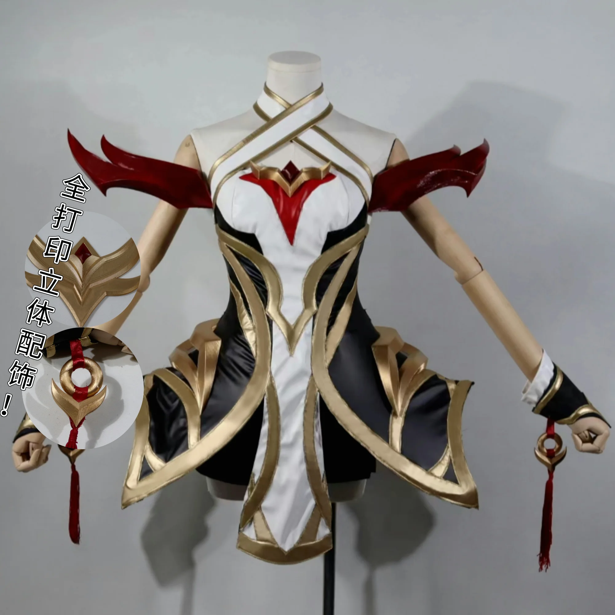 COSAMRT Lol Ahri The Nine Tailed Fox Cosplay Costume Cos Game Anime Party Uniform Hallowen Play Role Clothes Clothing