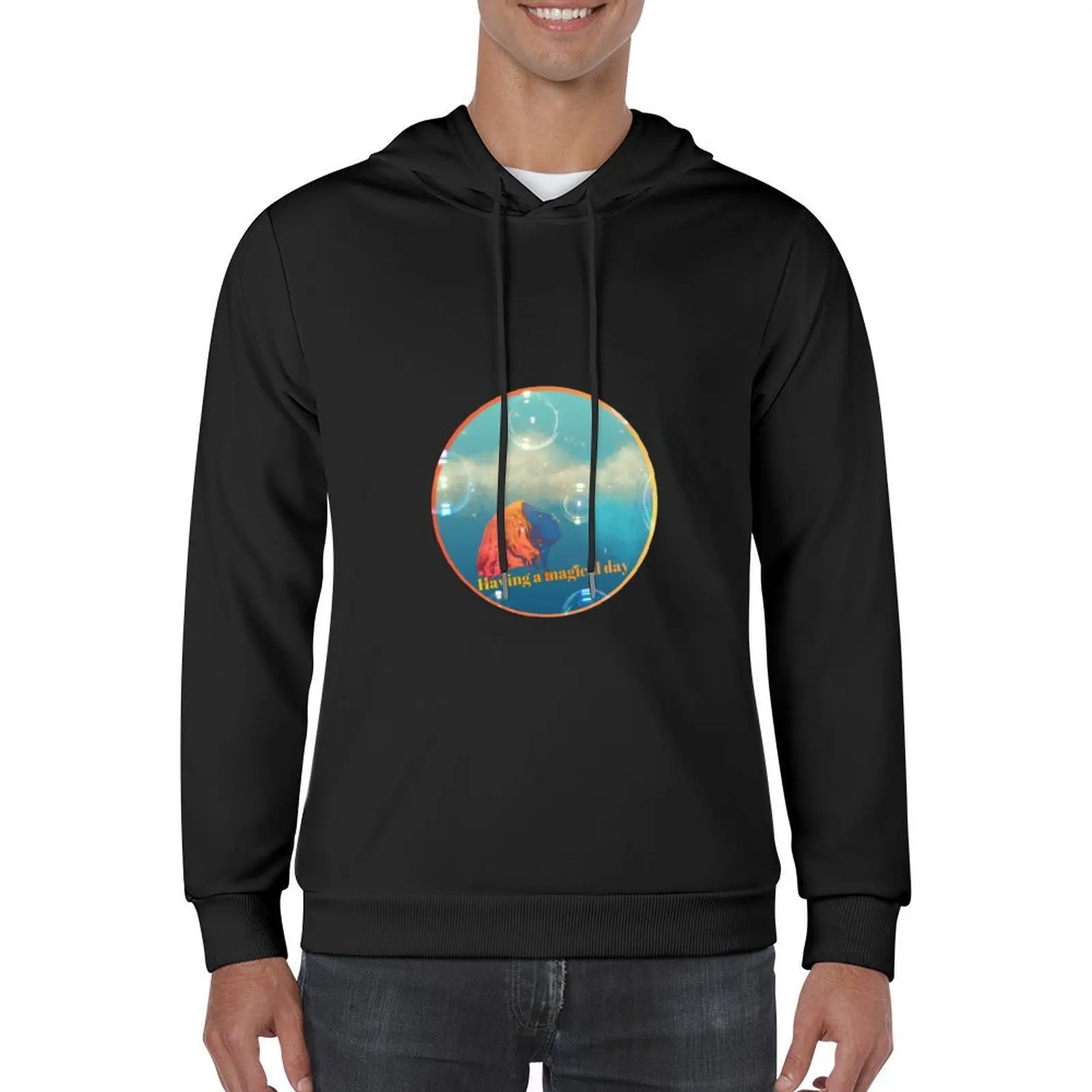 Having a magical time Hoodie autumn men's winter sweater clothes for men anime clothes new in hoodies & sweat-shirt