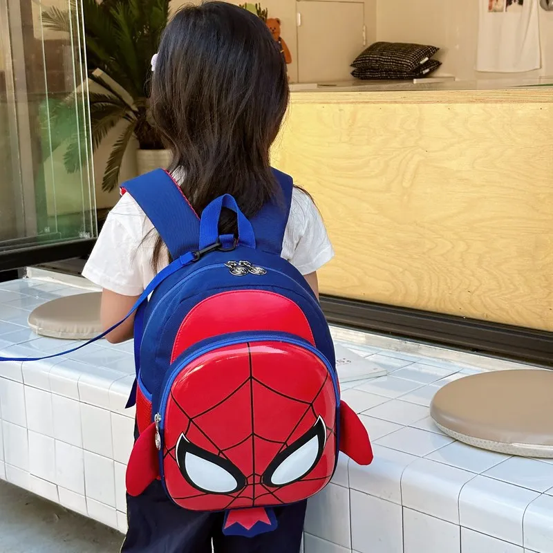 

New Movie Peripheral Spider Man Cute Cartoon Stereoscopic Hard Shell Bag For Men And Women Cute Casual Wear-Resistant Backpack