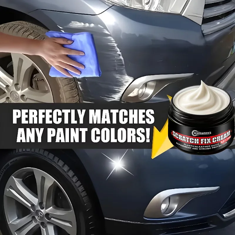 Professional Grade Car Paint Polishing Compound & Scratch Remover Wax – For trucks and motorcycles. Quickly repairs scratches