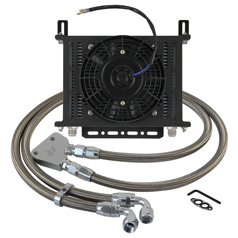 28 Row Oil Cooler New w/ Bracket 7