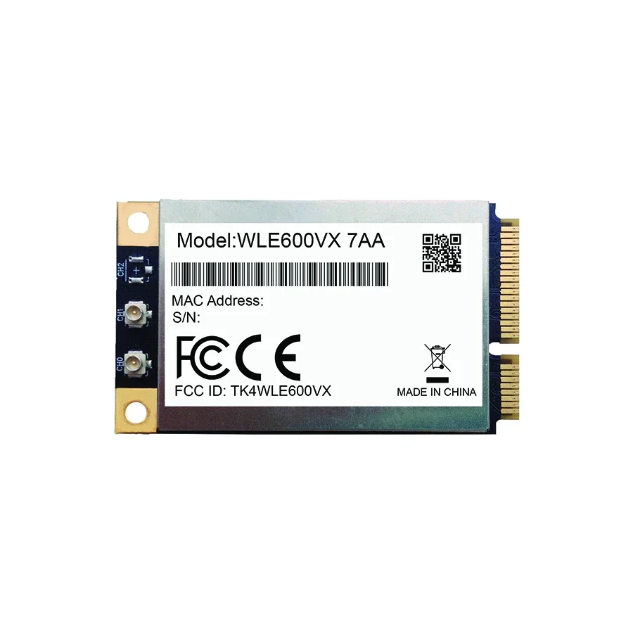 Módulo WIFI Compex WLE600VX de doble banda 2,4G 5G 802.11ac/abgn Mini PCI Express MIMO WIFI5 módulo Atheros QCA9882 Openwrt X86
