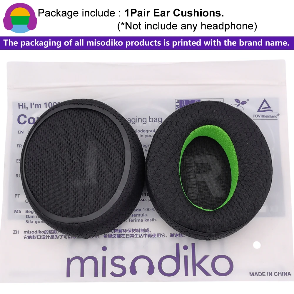 misodiko Upgraded Earpads Replacement for Sennheiser HD 458BT/ 450BT/ 400S/ 350BT Headphones