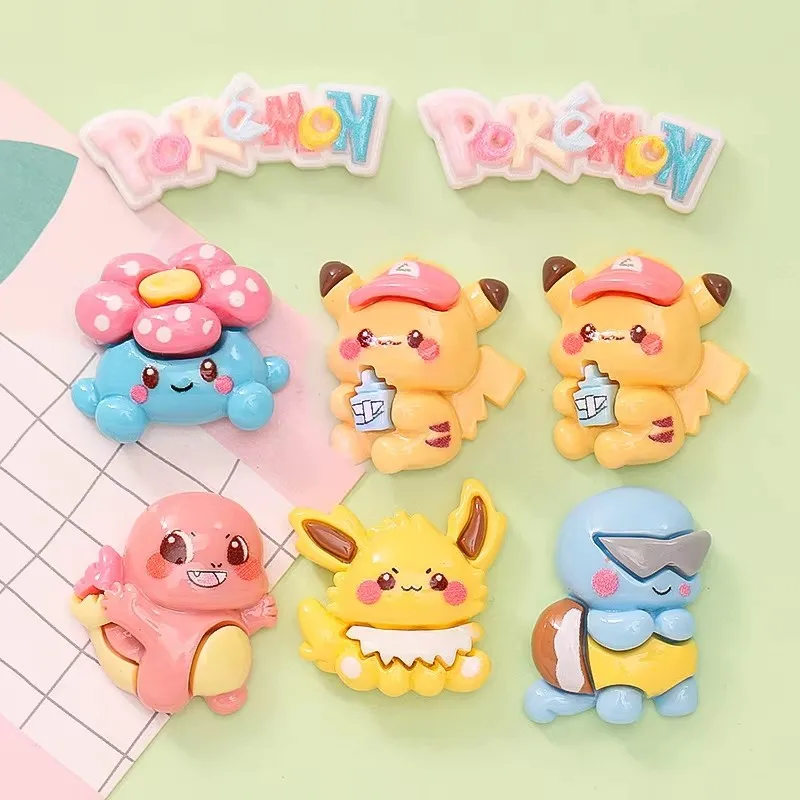 10 قطعة جديد Kawaii الكرتون الأصفر Qiuqiu الطفولة متعة سلسلة الراتنج سجل القصاصات Diy مجوهرات حفلة هدية دبوس الشعر اكسسوارات A111