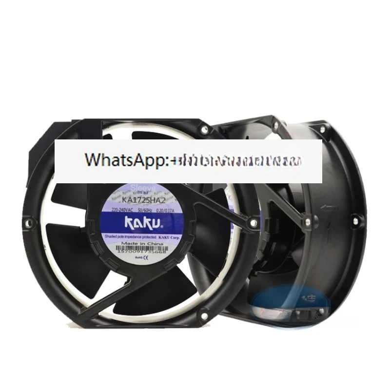 

KA1725HA2 is suitable for cabinet cooling 1725 elliptical fan, waterproof fan